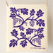 Kei & Molly European Sponge Cloth- Grape Vines- Purple