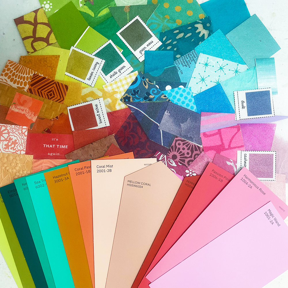 Discovering Your Intuitive Colors class color samples