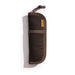 Lochby Duo Pen Pouch in brown shown zippered closed