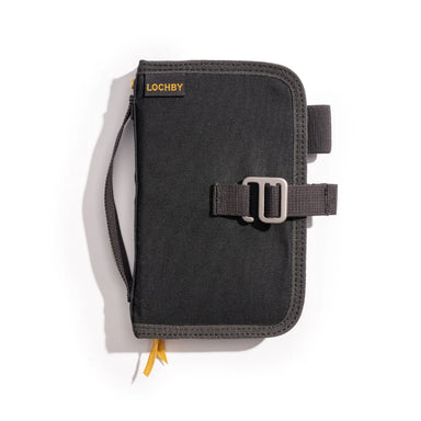 Lochby Mini Field Journal- black with yellow interior
