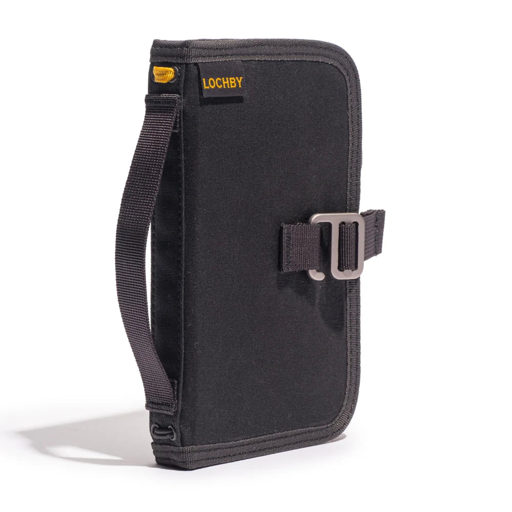 Lochby Mini Field Journal- black with yellow interior