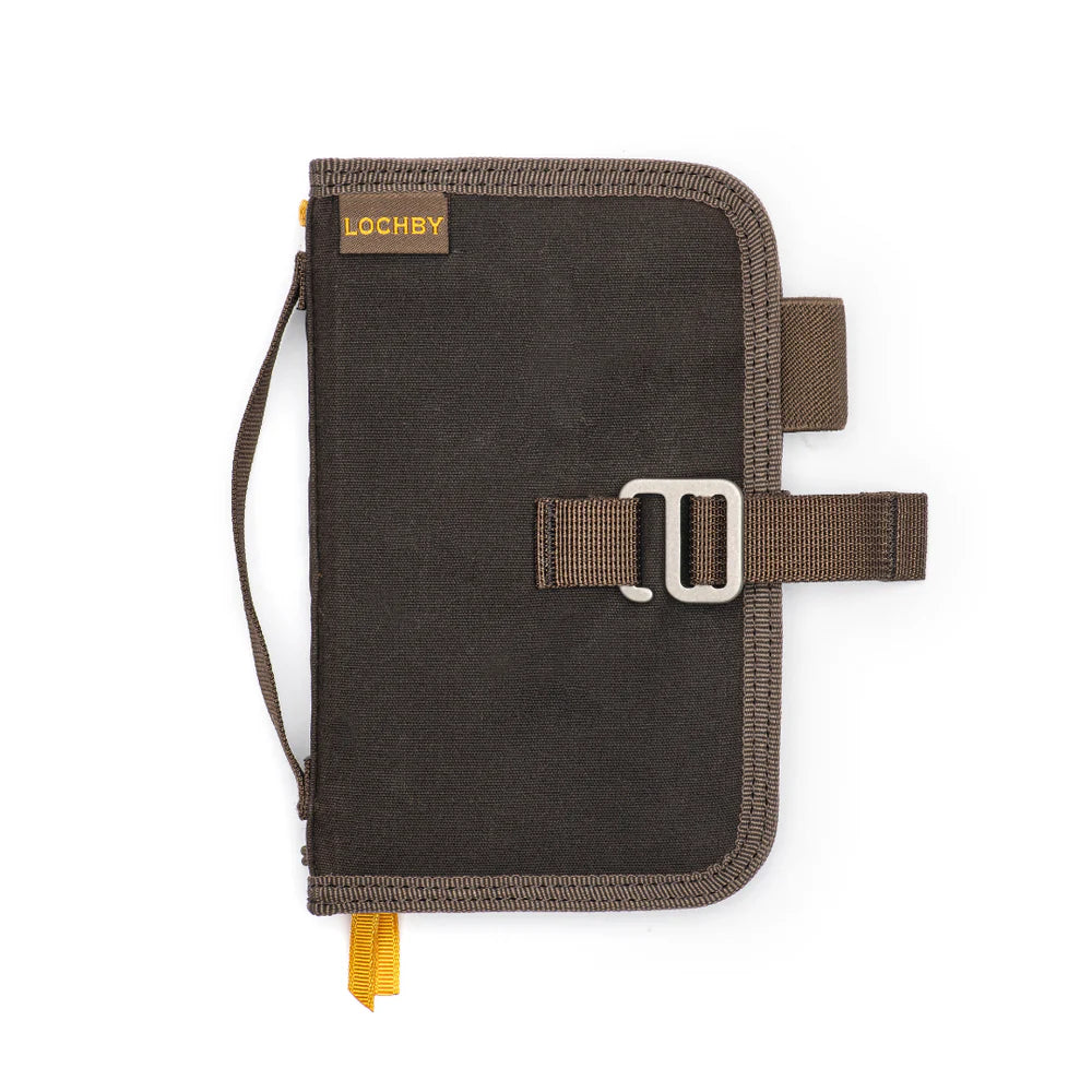 Lochby Mini Field Journal- brown with yellow interior