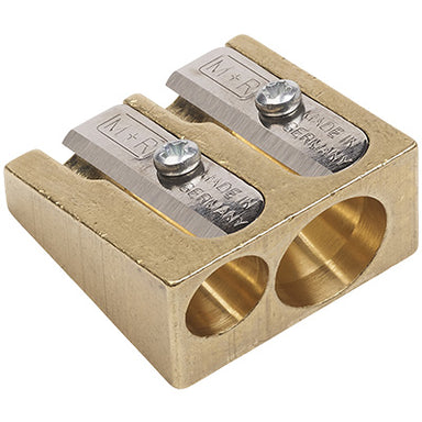 Mobius + Ruppert Wedge Brass Pencil Sharpener image
