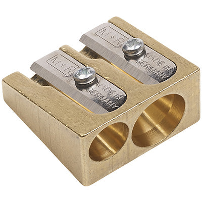 Mobius + Ruppert Wedge Brass Pencil Sharpener image
