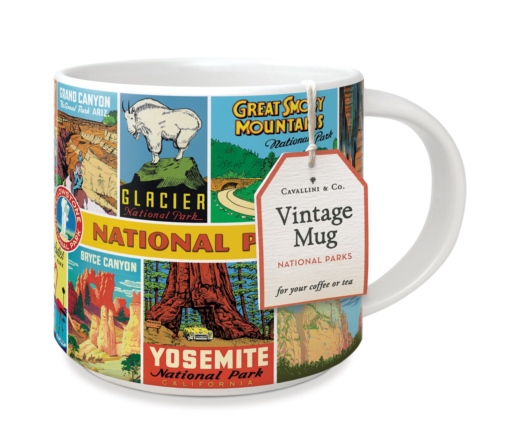 image of Cavallini & Co. National Parks Ceramic Mug