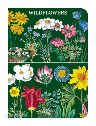 Cavallini & Co. Wildflowers Mini Notebook Set image of style one.