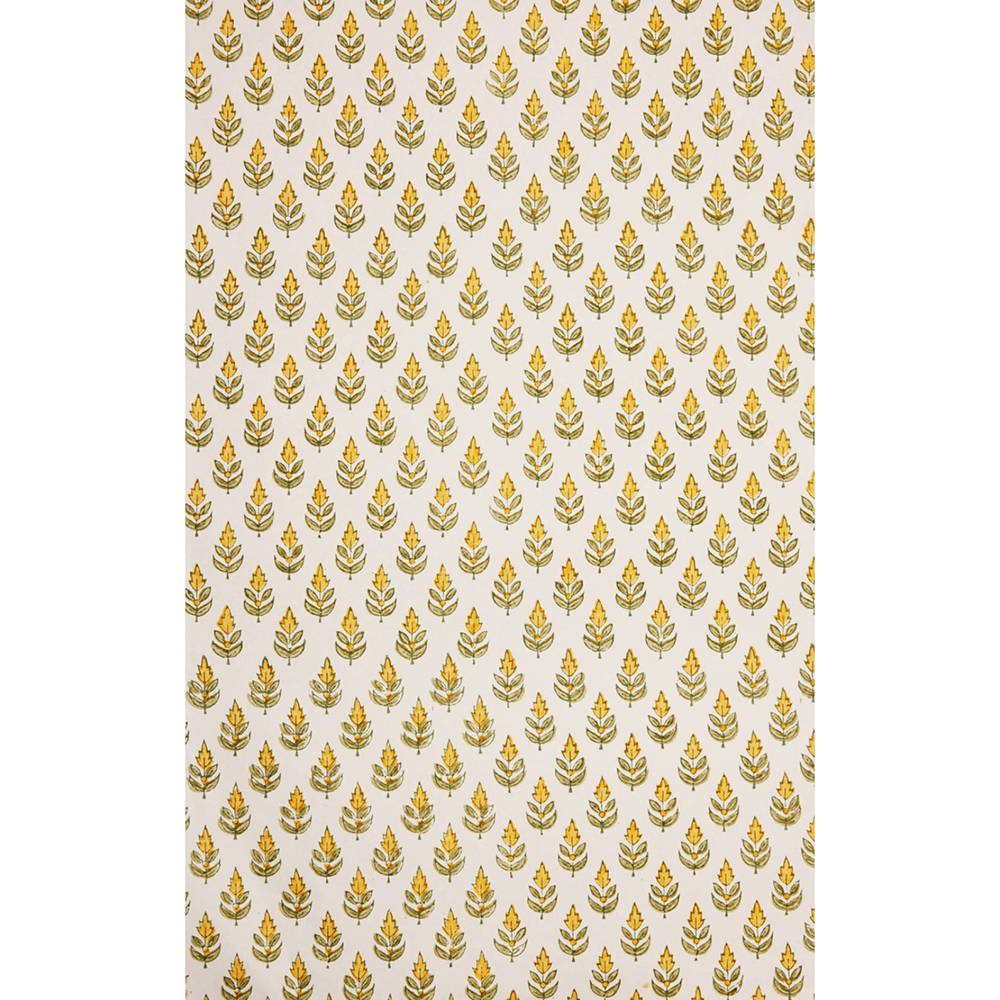 Paper with a repeat flower and leaf pattern - full sheet