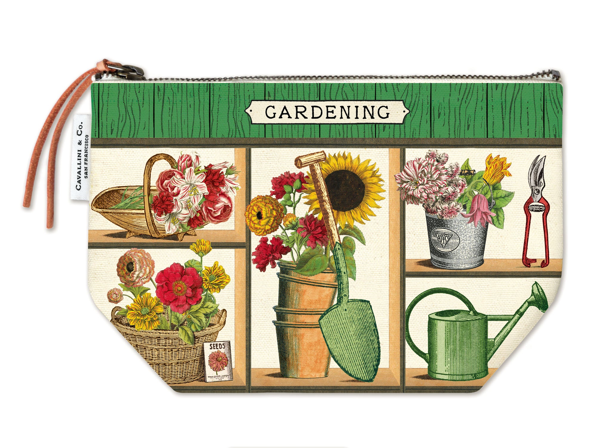 Cavallini & Co. Gardening Vintage Pouch