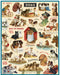 Cavallini & Co. Vintage Dogs Collage 1000 Piece Puzzle finished puzzle image