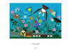 Pomegranate Charley Harper- "Wild Summer" 1000-Piece Jigsaw Puzzle- artwork image