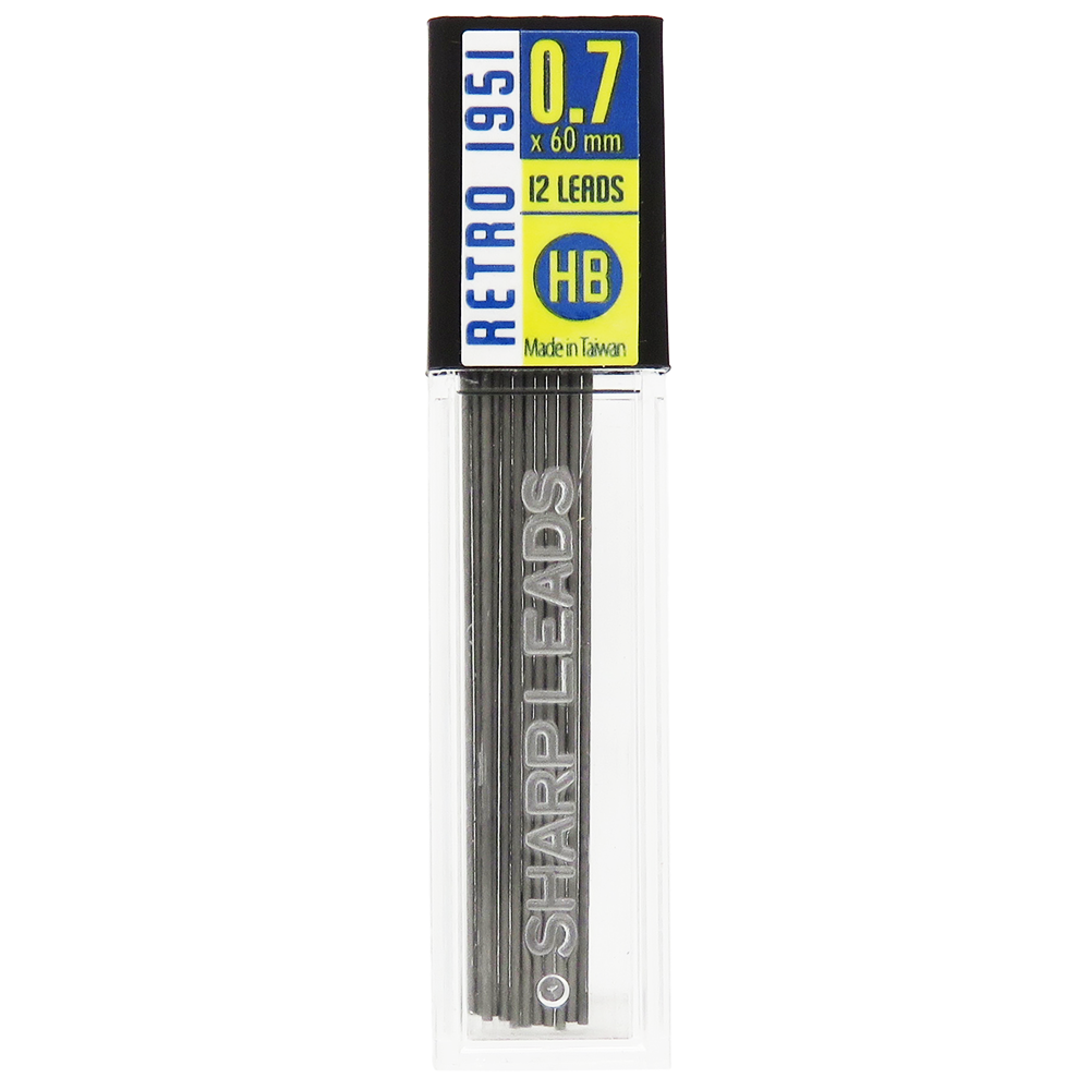 Retro 1951 Hex-o-matic Lead Refill- .7 mm- 12 pack