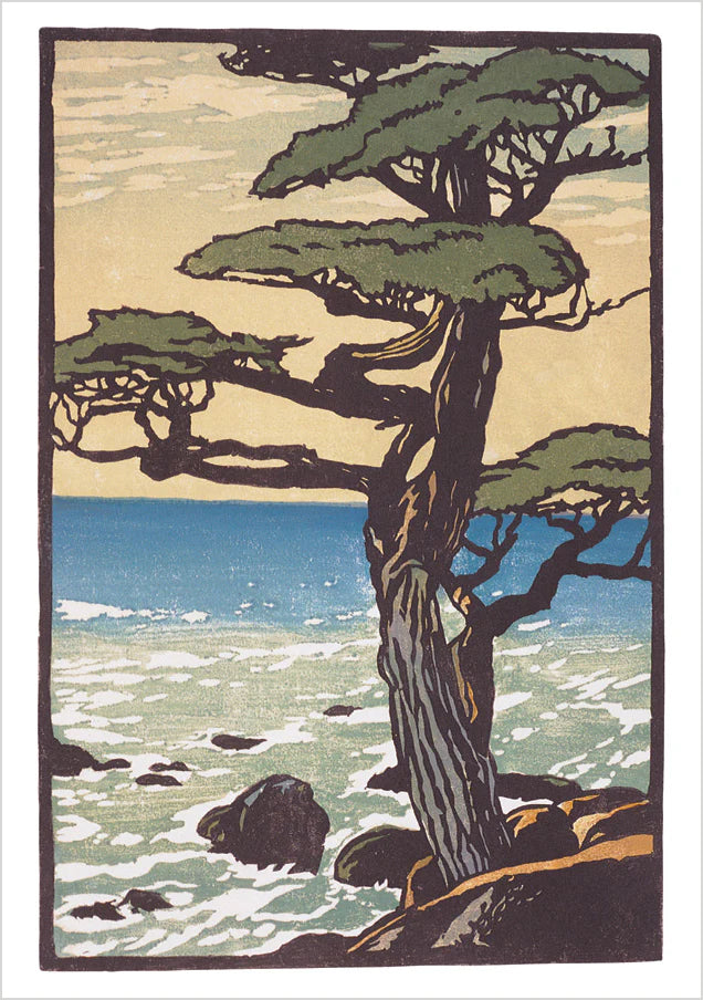 Arts & Crafts Block Prints Notecard Set by William Rice