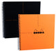 Rhodia Reverse Book showing orange and black covers