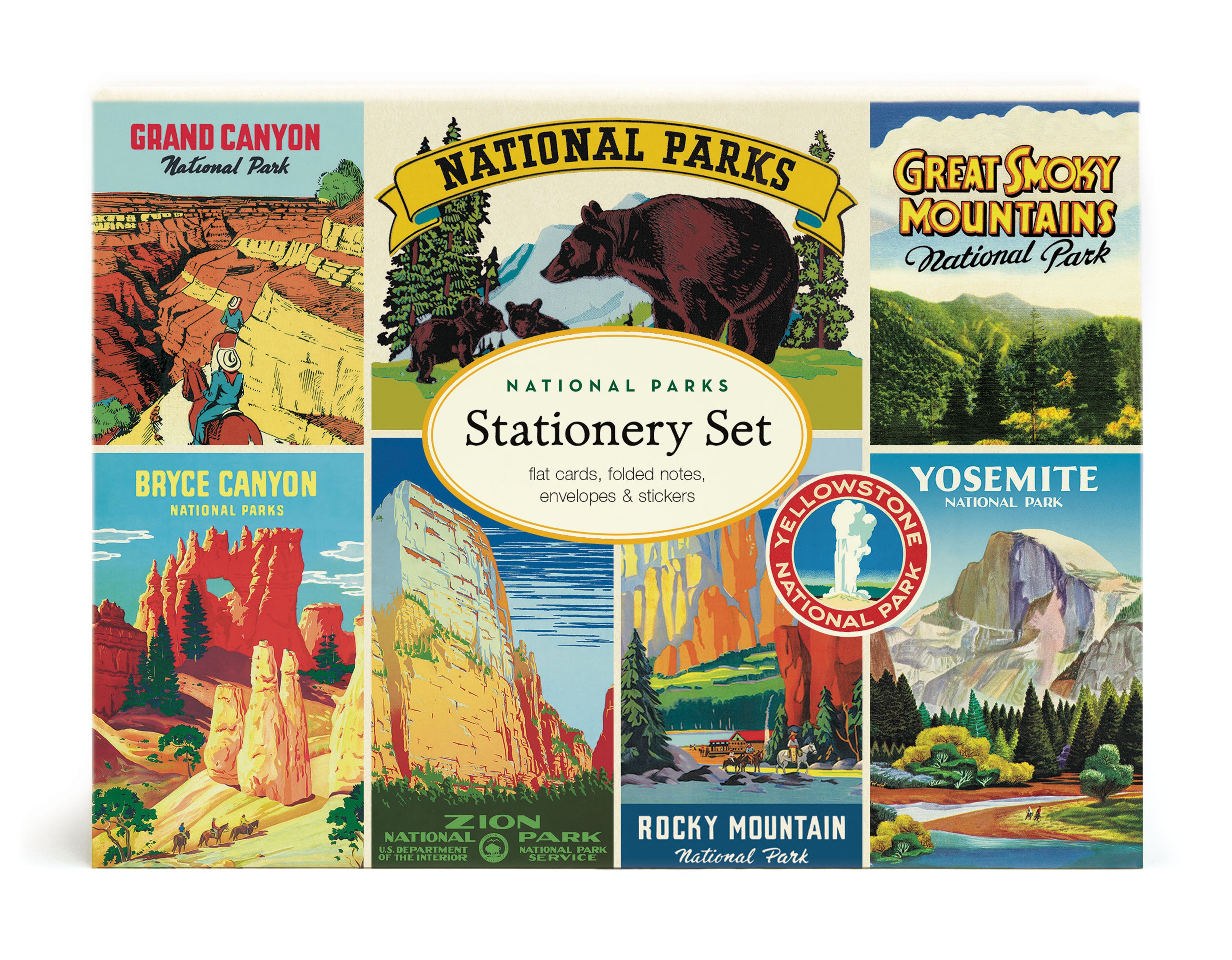 Cavallini & Co. National Parks Stationery Set front box image