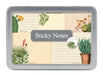 Cavallini & Co. Sticky Notes Tin- Succulents