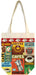 Cavallini & Co. Coffee Cotton Tote Bag-Tote bag with coffee-themed design featuring coffee-related vintage graphics and text.