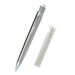 Retro 1951 Tornado Pencil Eraser Refill- white shown with stainless pencil