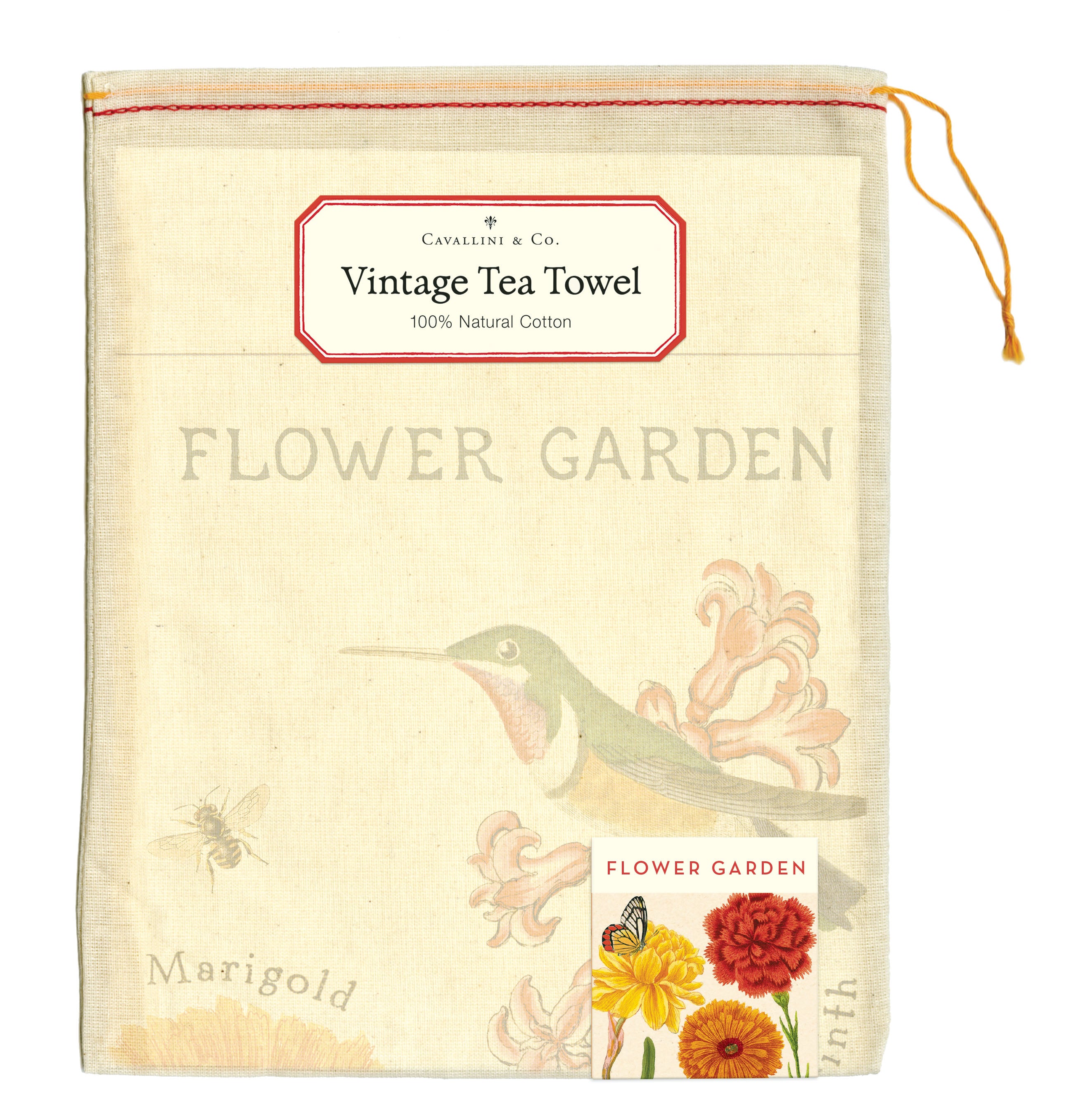 Tea towels come packaged in a hand- sewn muslin bag, making them the perfect gift.