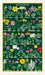 Cavallini & Co. Wildflowers Cotton Tea Towel shown open