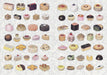 The Curious Collections Sticker Book- example pages of vintage cakes and cupcakes stickers