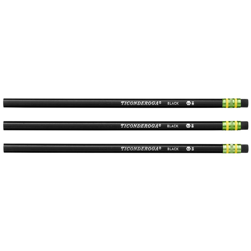 Ticonderoga Black #2/HB Graphite Pencils