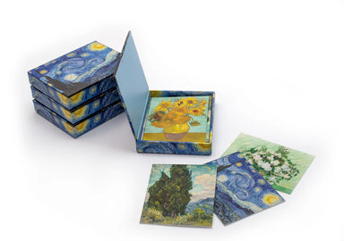 Vincent van Gogh Keepsake Boxed Notecard Set- 4 different designs