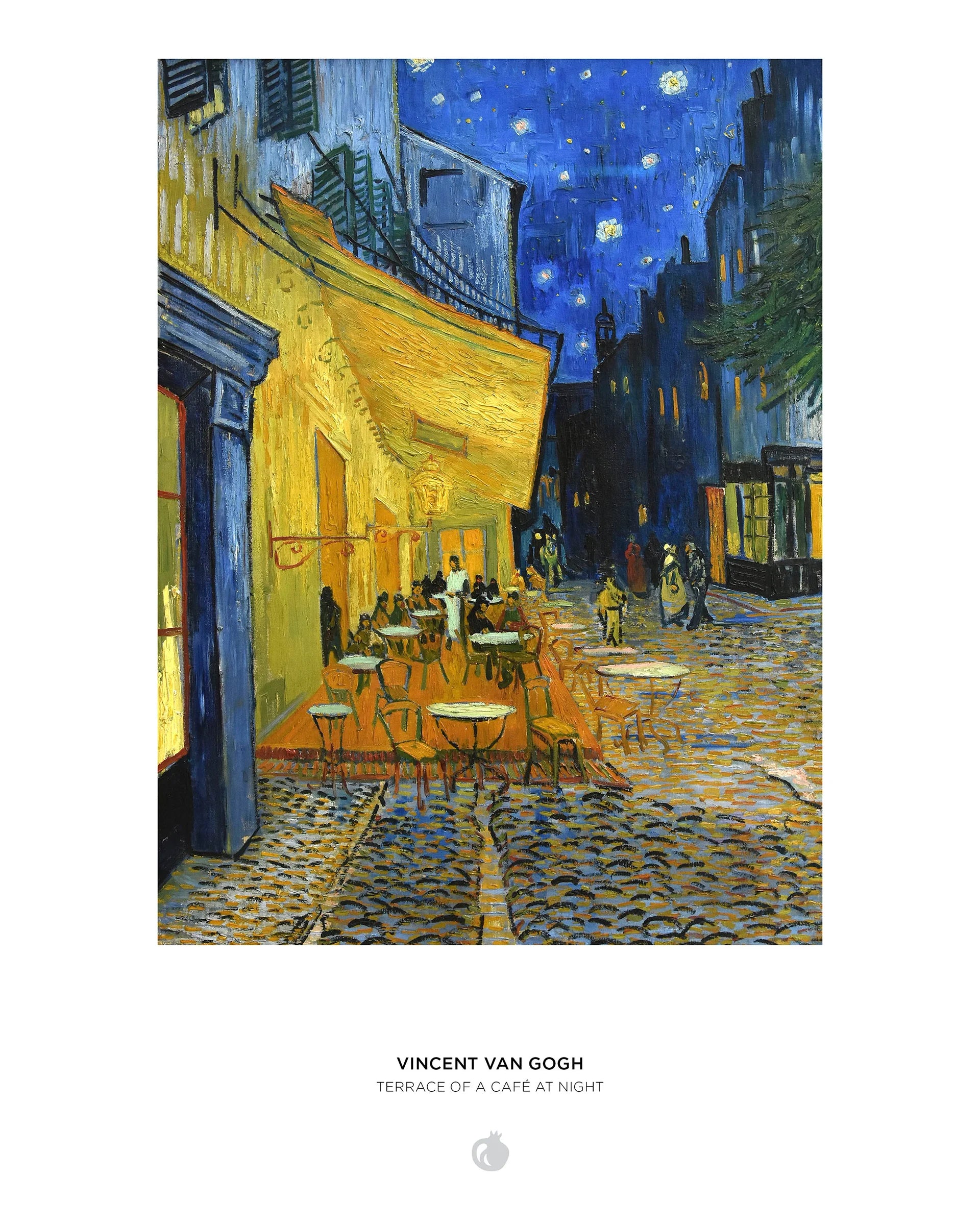 Vincent van Gogh- Terrace of a Café at Night 500-Piece Jigsaw Puzzle artwork image