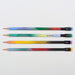 Set of gradient pencils with 'Blackwing' branding on a light gray background
