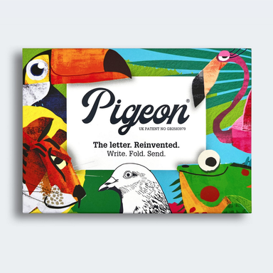 Pigeon Post- Wild Lives- colorful birds and animals design for kids product packaging