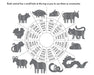 Asian Zodiac Decorations Craft Kit- zodiac chart of animals
