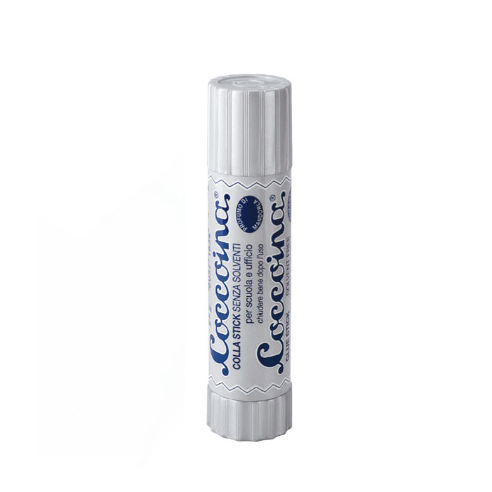 Coccoina Glue Stick on white background