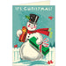 Cavallini & Co. Snowman Blank Single Holiday Card
