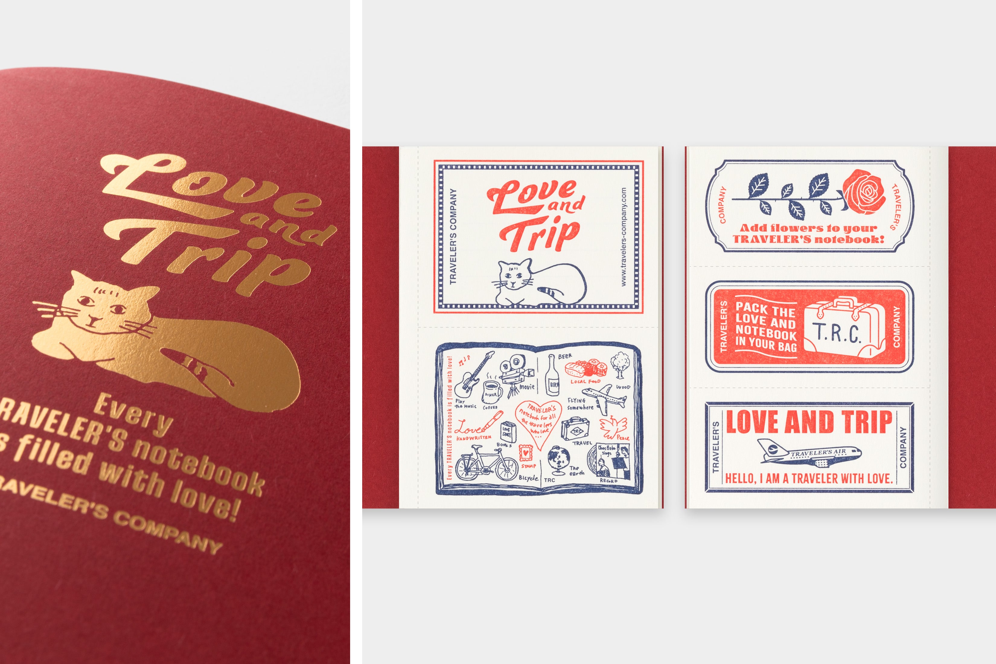 TRAVELER’S notebook Limited Edition LOVE AND TRIP Passport Refill