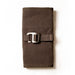 Lochby Tool Roll in brown shown closed