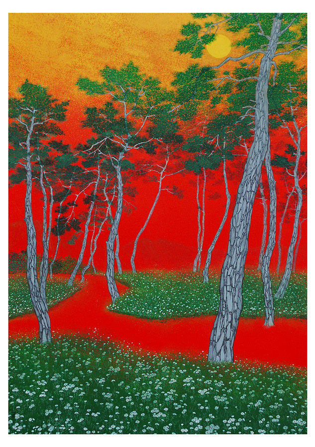 Sacred Grove by Kyung-Hwa Yu Boxed Notecards