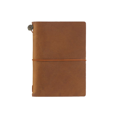 TRAVELER'S notebook Starter Kit-Passport Size in Camel