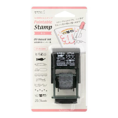 Midori Rubber Stamp- Cats