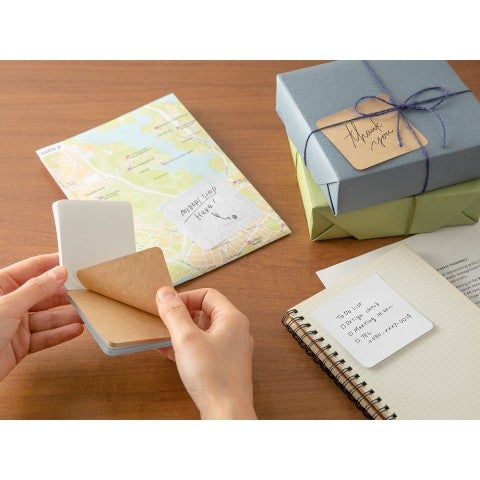 Midori "Pickable" Sticky Notes- Blue Color