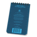 These notebook feature a blue Polydura cover (durable plastic- as the name suggests), with a strong spiral wire binding. 