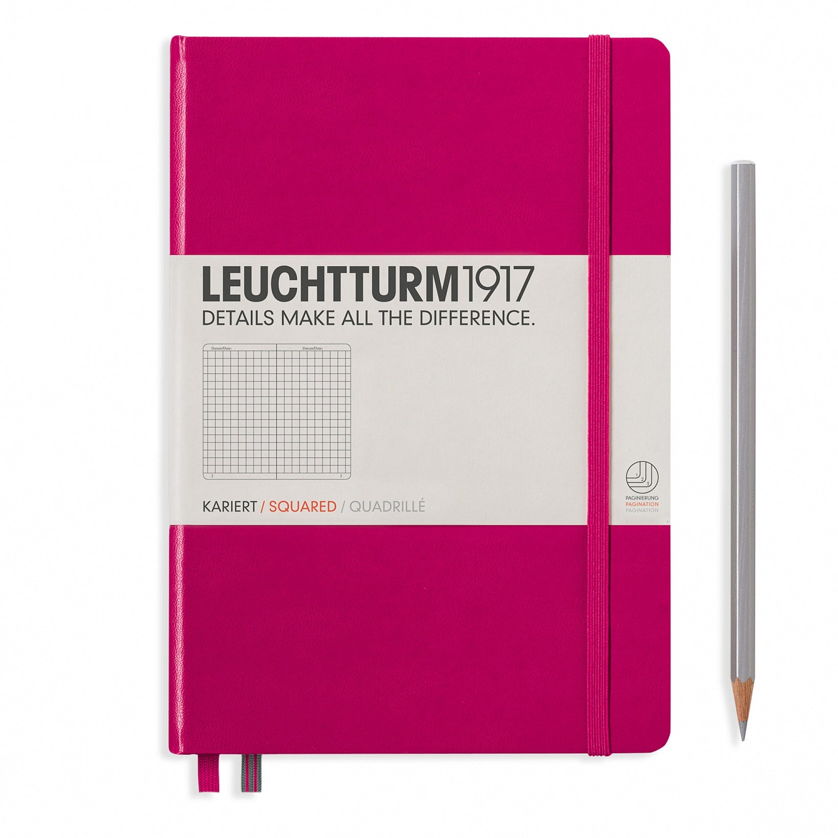 Leuchtturm1917 SQUARED A5 Size Notebooks