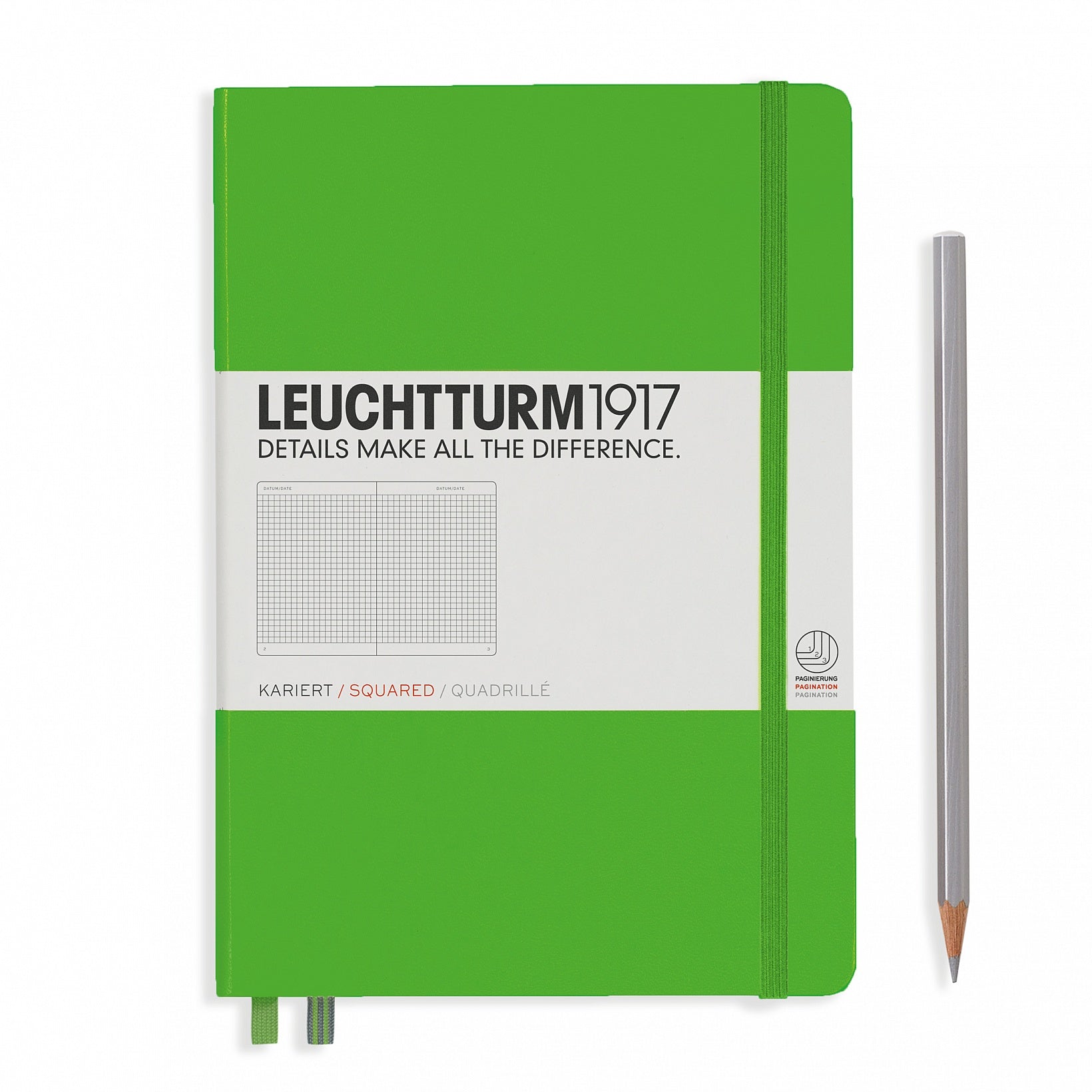 Leuchtturm1917 SQUARED A5 Size Notebooks