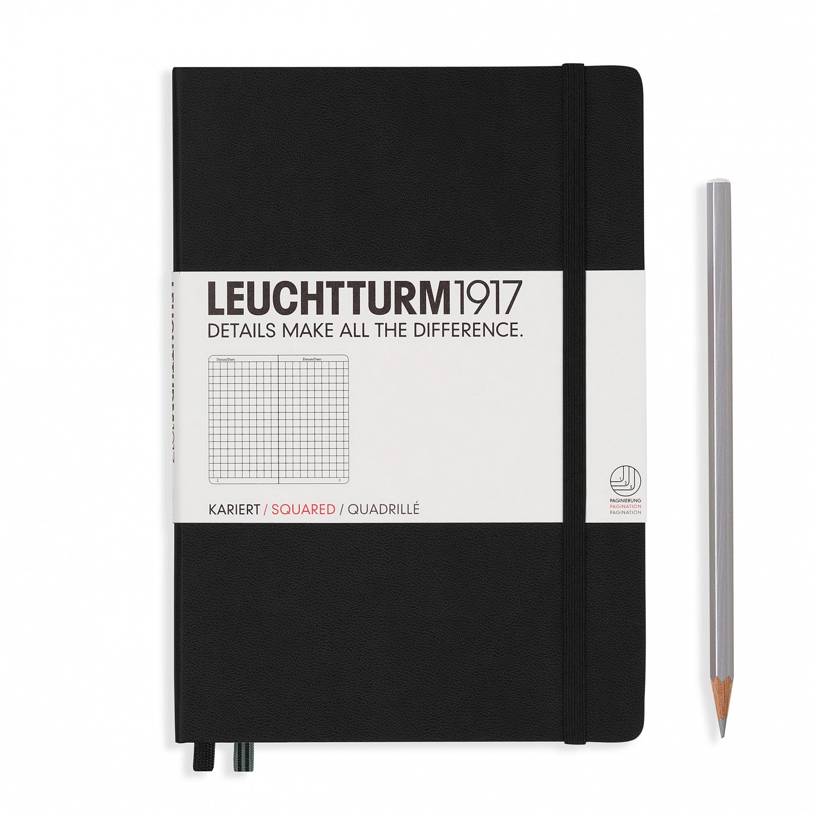 Leuchtturm1917 SQUARED A5 Size Notebooks