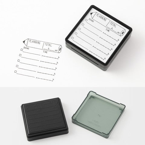 Oil-based rubber stamp pad stamp is great for use in everyday notes, journaling, notebooks, and sticky notes.