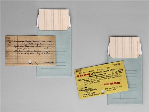 Card Catalog Notecard Set