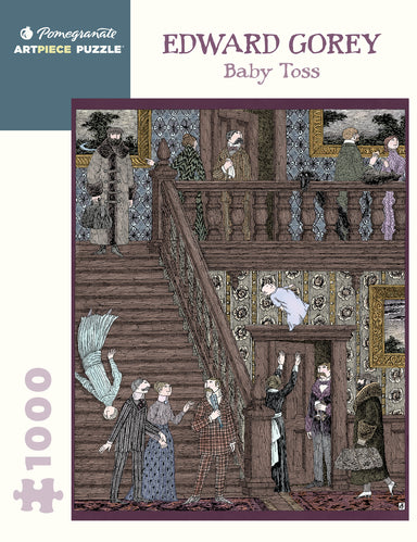 Pomegranate Edward Gorey "Baby Toss" 1000 Piece Jigsaw Puzzle