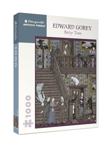 Pomegranate Edward Gorey "Baby Toss" 1000 Piece Jigsaw Puzzle