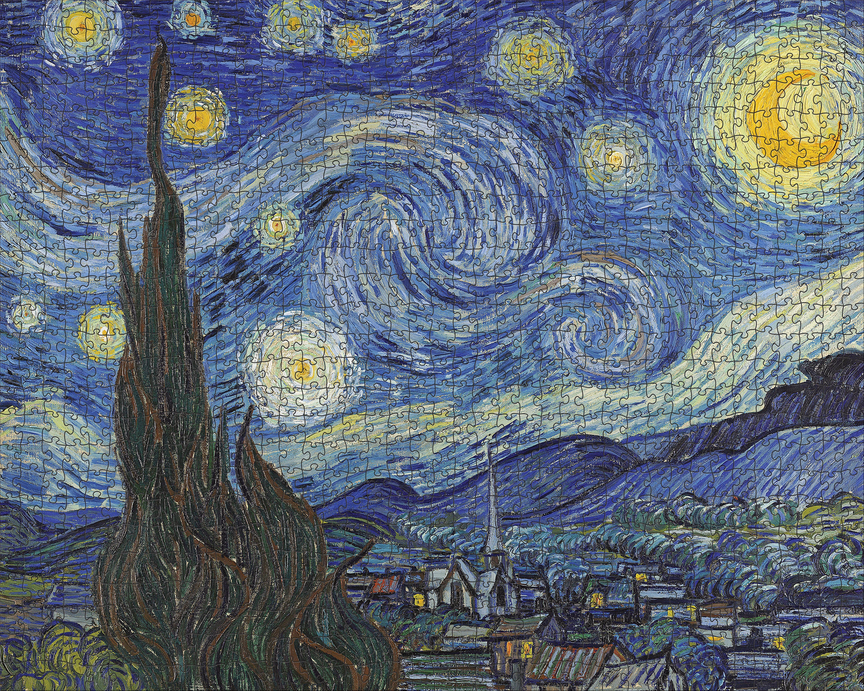 Pomegranate Vincent van Gogh "The Starry Night" 1000 Piece Jigsaw Puzzle