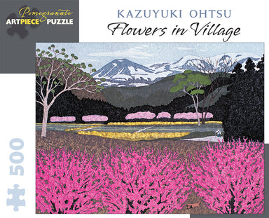 Pomegranate  Kazuyuki Ohtsu "Flowers in Village" 500-Piece Jigsaw Puzzle