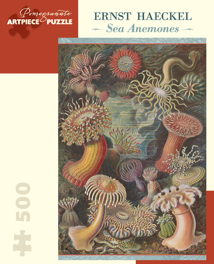 Ernst Haeckel- Sea Anemones 500-Piece Jigsaw Puzzle