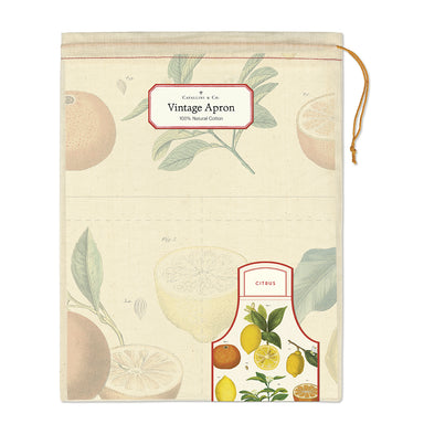 Aprons come packaged in a hand- sewn muslin bag, making them the perfect gift.